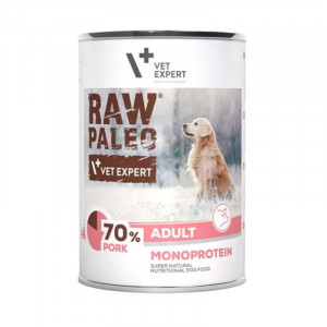 RAW PALEO DOG PORK suņu konservi Cūkgaļa 400g